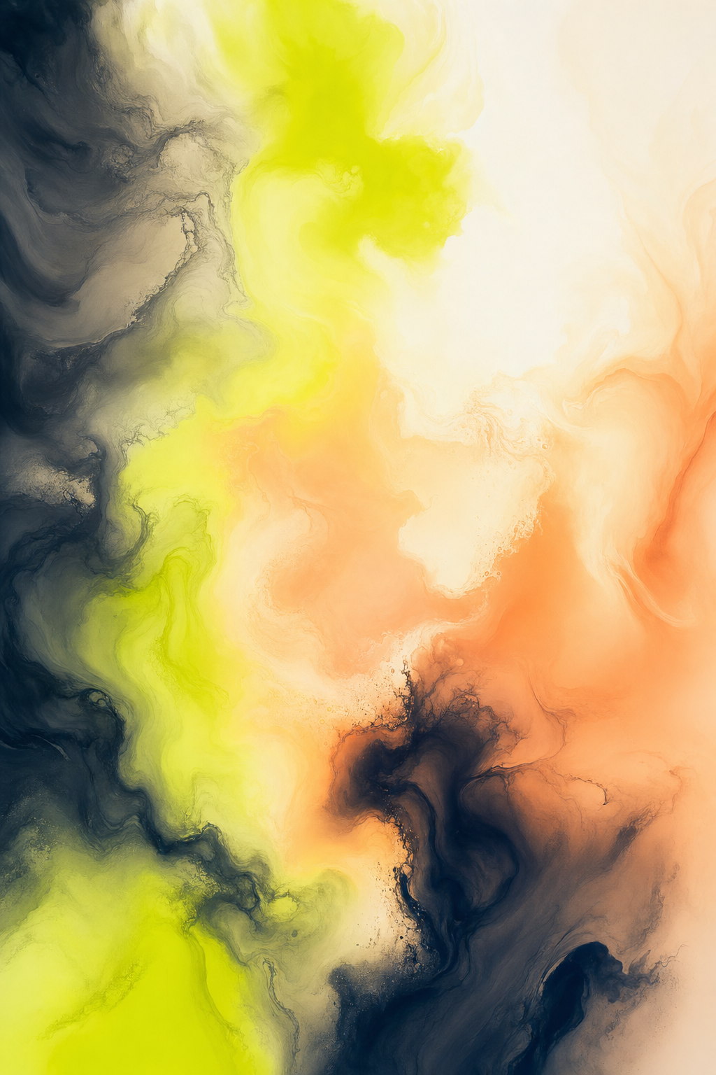 Abstract editorial gradient bloom
